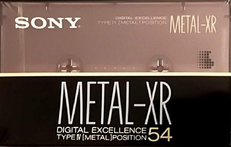 SONY メタルテープ　METAL-XR 54分　ハイポジの3倍の磁気高保磁力 MTL-XR54