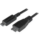 StarTech.com USB-C - Micro B ϊP[u 0.5m IX/X USB 3.1(10Gbps) Ή USB31CUB50CM