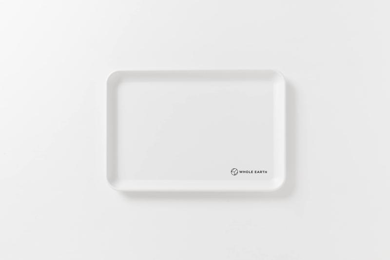 Whole Earth (ホールアース) アウトドア キャンプ トレー プラスチック製 食器 BIOSUS SERVE TRAY WE2LDJ23 ホワイト