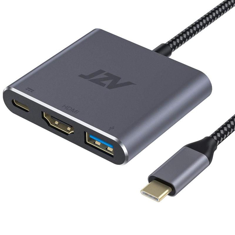 USB C toץHDMI-4K HDMI USB 3.0ݡ USB-Cťݡ