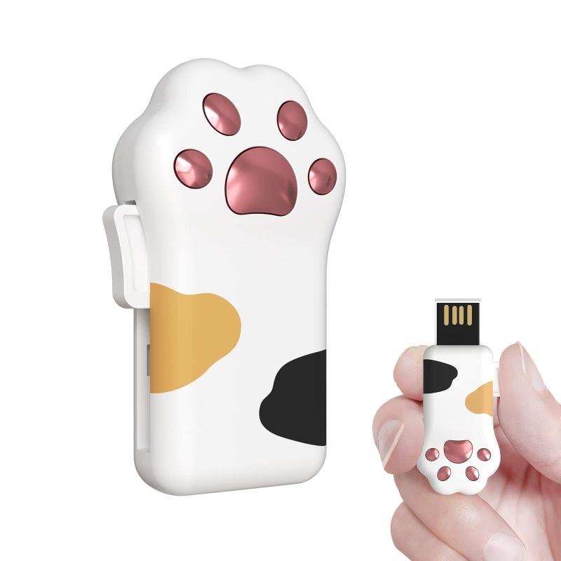 USBメモリ 猫の足可爱いカラフル 小