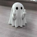 インテリア オブジェ クリスマスの かわいい ゴースト オーナメントな 中指の デスク トップ デコレーション 気分を 安定 させる アーティファクト 友人への...