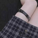 ガーターベルト 普段使い シンプル スタイル パンク スタッズ レザー レッグリング レッグストラップ 女性用 伸縮性 JK 太もも サークル ダンス レッグ ...
