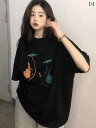 レディース トップス かわいい 300 ジン 特大 サイズレディース 夏 ホット スタイル 小さい シャツ Tシャツ 女性 200 プラス 太字 ゆったり トッ...