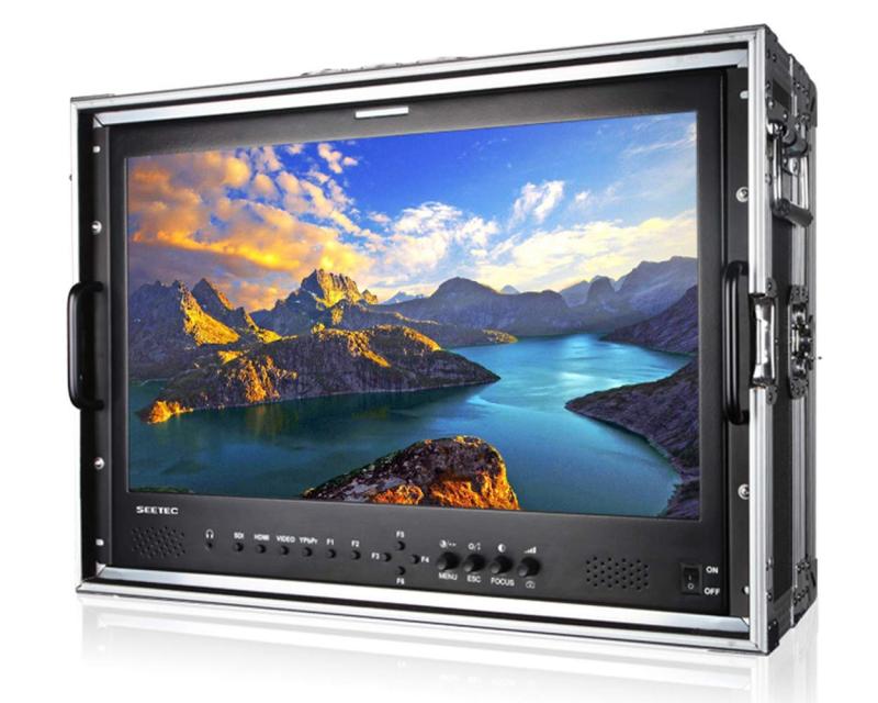 SEETEC P215-9HSD-CO 21.5インチフルHD IPSキャリーオンブロードキャストスタジオビデオモニター1920×1080 3G SDI 4K HDMI IPSフルHD 8ビット（プロフェッショナルライブイベントポストプロダクションディ