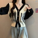 レディース トップス かわいい シャネル スタイル Vネック セーター カーディガン ジャケット レディース 2025 春秋 大きめ サイズ mm ラグラン 長...