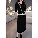 レディース ワンピース 上品な スタイリッシュな フェイク ツーピース 長袖 ワンピース 女性 2025 春秋 コート マザー 厚底 スカート