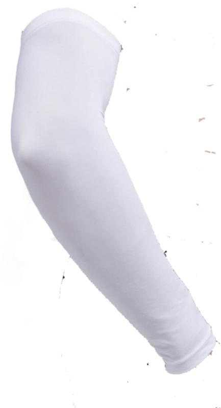 maako.B.D アームスリーブ アームサポーター シンプル ホワイト 高密着 Mサイズ