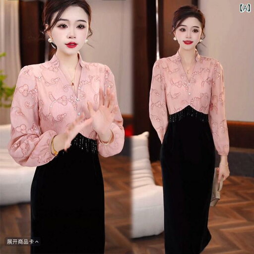 レディース トップス オシャレ 春 高級 ファッション 高貴な 軽い スカート 女性 2025 春夏 スタイル 風 年齢を 減らす スリム ドレス レディース 夏 レディース トップス オシャレ 春 高級 ファッション 高貴な 軽い スカート 女性 2025 春夏 スタイル 風 年齢を 減らす スリム ドレス レディース 夏