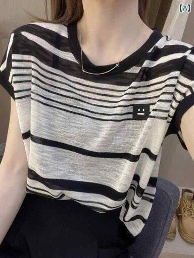 かわいい 春夏 ストライプ 冷感 半袖 Tシャツ レディース 夏 2025 ゆったり 薄手 大きいサイズ 婦人服 トップス かわいい 春夏 ストライプ 冷感 半袖 Tシャツ レディース 夏 2025 ゆったり 薄手 大きいサイズ 婦人服 トップス