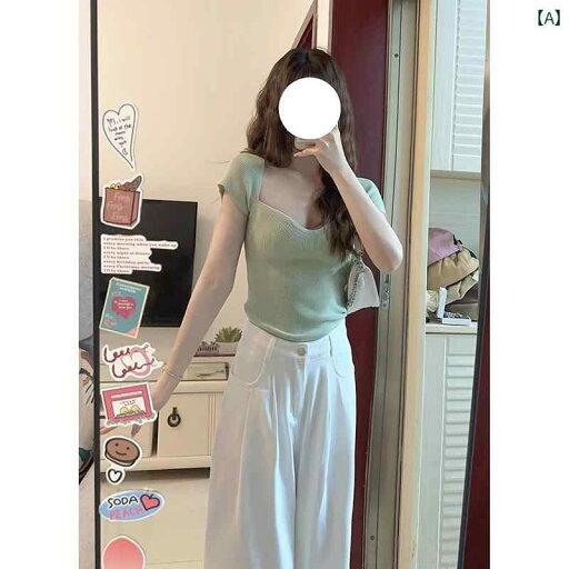 かわいい 春夏 の 夏の プチ ティー 衣装 はが あり レディース 美しい 甘くて スパイシーな 半袖 トップスと ジーンズの ツーピース スーツです かわいい 春夏 の 夏の プチ ティー 衣装 はが あり レディース 美しい 甘くて スパイシーな 半袖 トップスと ジーンズの ツーピース スーツです