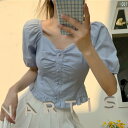 帽子 オシャレ レディース メンズ mm スクエアネック バブル 半袖 シャツ 女性 夏 フレンチスタイル 大きいサイズ スリミング 腹 カバー ショート 鎖骨...