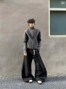 春服 シンプル キャベツ コーラ 冬 厚手 マイ ラード ショルダー ショート ハイネック ダブル ジッパー カーディガン セーター コート 男女兼用