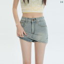 レディース スカート ショートパンツ レディース レトロ ライト カラーの デニム ショート スカート ホットな 女の子 夏の スタイル ハイウエスト 長い 脚...