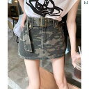 レディース スカート ショートパンツ 大きいサイズ 迷彩 ヒップ デニム ショート スカート パンツ 夏用 女性用 mm レトロ スウィート ホット ガール ハ...