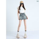 レディース スカート ショートパンツ アメリカ製 Y2K ミレニアム レトロ デニム ショート パンツ レディース 夏 スウィート ホット ガール ブルー スリ...