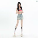 レディース スカート ショートパンツ アメリカ ホット ガール ホワイト デニムスカート 女性 夏の 新 ハイウエスト スリム aライン パンツ スカート イン