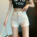 レディース スカート ショートパンツ 広 州新 塘 鎮 デニムショートパンツ レディース 夏 薄手 ハイウエスト 伸縮 タイト 安全 パンツ小 ヒップ ホット ...
