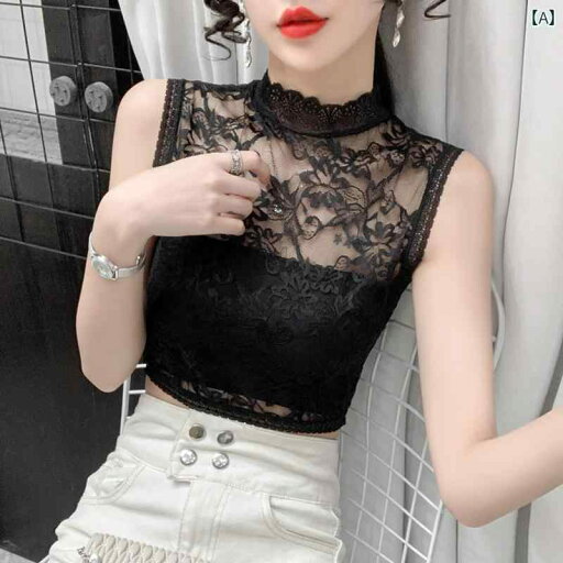 レディース トップス かわいい 秋冬用 フェイク カラー 女性用高 伸縮性 レースプルオーバー 大きいサイズ ボトム ベスト 装飾 レース 付き レディース トップス かわいい 秋冬用 フェイク カラー 女性用高 伸縮性 レースプルオーバー 大きいサイズ ボトム ベスト 装飾 レース 付き