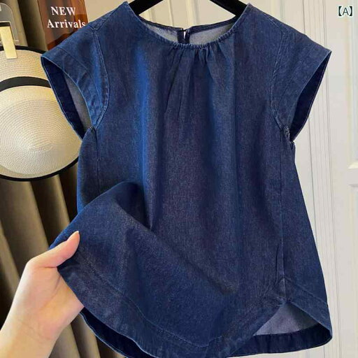 レディース トップス オシャレ 春 小さい フライング スリーブ ダーク ブルーデニム 半袖 シャツ レディース 夏 大きいサイズ mm ゆったり お腹 カバー ベビー ドール 不規則な トップ レディース トップス オシャレ 春 小さい フライング スリーブ ダーク ブルーデニム 半袖 シャツ レディース 夏 大きいサイズ mm ゆったり お腹 カバー ベビー ドール 不規則な トップ