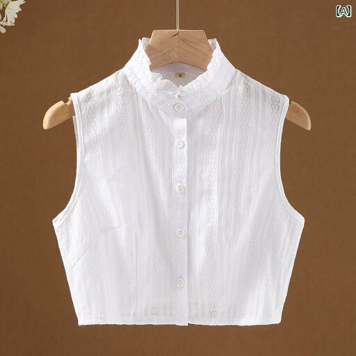 レディース トップス オシャレ 秋冬 女性用 フェイク カラー 綿 シャツ 装飾 服 菌類 スーツ内 セーター カラー。 レディース トップス オシャレ 秋冬 女性用 フェイク カラー 綿 シャツ 装飾 服 菌類 スーツ内 セーター カラー。
