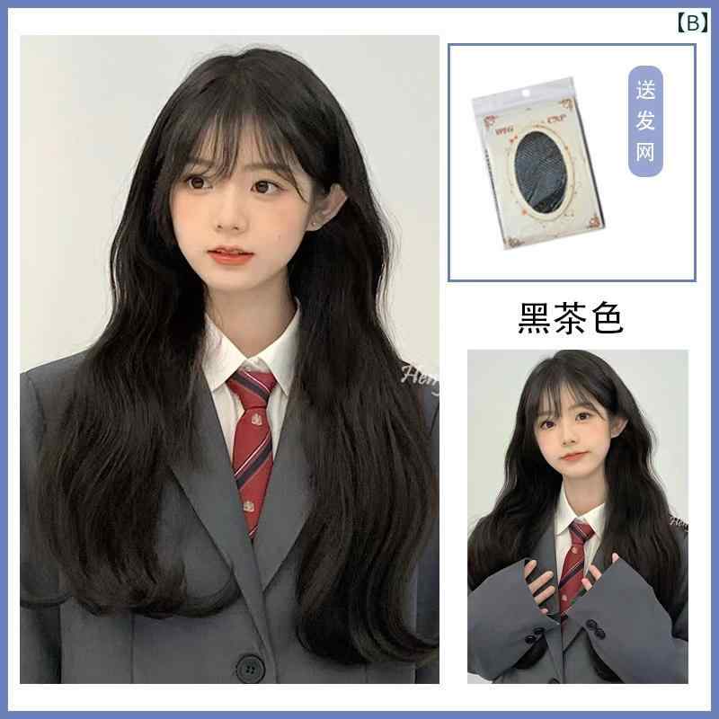 ウィッグ ロング ロングヘア ウィッグ 女性 ロング ヘア 夏 ビッグウェーブ カーリーヘア ウォーター リップル ロリータ シャンパン カラー ナチュラル スイート フル ヘッド カバー