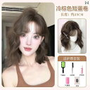 フルウィッグ かわいい ロング ウィッグ レディース フル ヘッド セット 韓国 ショート カール 波紋 シミュレーション 人 毛 ナチュラル ふわふわ ハイ ...
