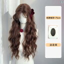 フルウィッグ かわいい ロング 【 キャラメル 栗毛】 シミュレーション ヘア エッグロール 新型 温かみの ある ブラウン ミドル パート 雰囲気 ロング カ...