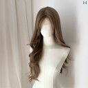 ウィッグ ロング レディース 女性用 ウィッグ 手編み ミドル パート ロング カール ヘア ロリータ フル ヘッド セット 染め ビッグウェーブ コレクション...