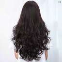 ウィッグ ロング レディース 女性用 ウィッグ ロング カール ヘア フル ヘッド リアルな ビッグウェーブ 丸顔 ネット スタイル サイド バング ふわふわの...