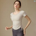 ヨガウェア ヨガパンツ ヨガ 女性用 ヨガ ウェア トップス 2024年 ピラティス トレーニング フィットネスウェア スポーツ 半袖 スーツ 夏用 ブラウス ...