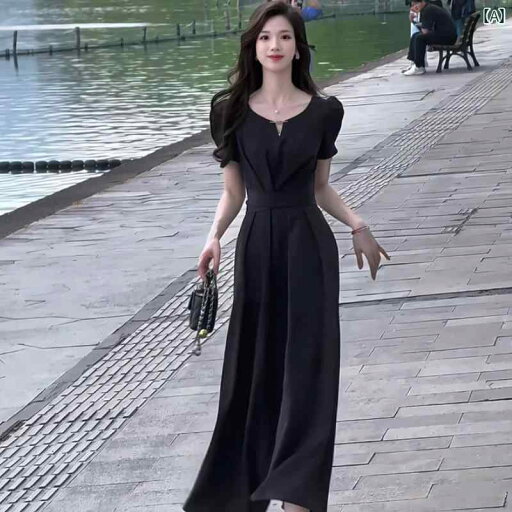 ワンピース 半袖 ロングワンピース 2025夏の フレンチ ハイエンド なの 淑女 風 ウエスト スリム ワンピース レディース ミドル 丈 ワンピースが ワンピース 半袖 ロングワンピース 2025夏の フレンチ ハイエンド なの 淑女 風 ウエスト スリム ワンピース レディース ミドル 丈 ワンピースが