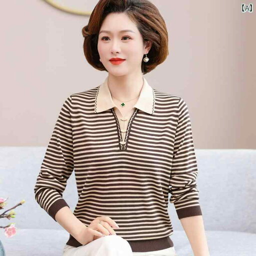 シニアファッション レディース トップス ママ 秋 トップス z 中年 女性 長袖 Tシャツ 50代 60代 スーツ シニアファッション レディース トップス ママ 秋 トップス z 中年 女性 長袖 Tシャツ 50代 60代 スーツ