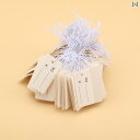 DIY 飾り リメイク 値札 タグ 手書きの 空白の ロープ 付き スーパー マーケット 衣料 品 店の 金の 宝石 アクセサリー 小売 価格