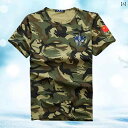 迷彩 カモ柄 パンツ 100 % コットン ラウンドネック高 伸縮性 迷彩 半袖 Tシャツ レディース 夏 スリム アウトドア ミリタリー トレーニング ファッ...
