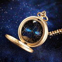 オシャレ シンプル 時計 北極 星 図 星空 サファイア 懐中時計 メンズ レディースの 誕生日 プレゼント 親友 大学院 入学 試験 ゴールド リスト タイト...