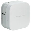 ピータッチキューブ 本体 ブラザー PT-P300BT 12mm テープ 電池駆動 brother P-touch ラベルライター Tzeテープ対応