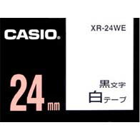 ネームランドテープ 24mm カシオ XR-24WE ネームランド テープ カートリッジ 白テープ黒文字 24mm幅【テープ幅別用途掲載中】 ネームランドテープ 24mm カシオ XR-24WE ネームランド テープ カートリッジ 白テープ黒文字 24mm幅【テープ幅別用途掲載中】