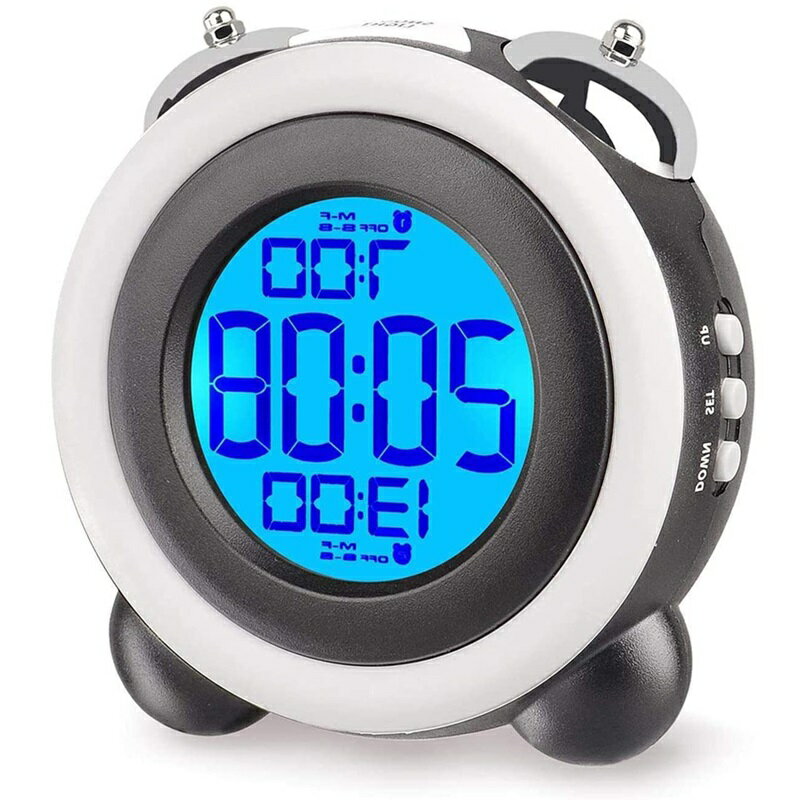 デジタル 目覚まし時計 大音量 ベル