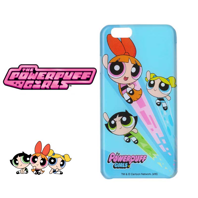 The Powerpuff Girls パワーパフガールズケース ジャンプ (PPG-9169) 日本製 アイフォンケース クリアケース 透明ケース iPhone6/iPhone6sケース スマホケース キャラクターグッズ かわいい おしゃれ【ネコポス対応】