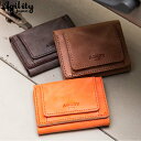 AGILITY affa アジリティアッファ 日本製 3つ折り 財布 コンパクトウォレット 牛革 レディース 小銭入れ レディース メンズ プレゼント 手作り品