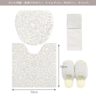 LINE限定クーポン配布中!NYNAS ミロワール トイレ4点セット トイレマット マルチふたカバー ペーパーホルダーカバー スリッパ おしゃれ 高級 引越祝い 新築祝い おすすめ