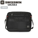 スイスウィン メッセンジャーバッグ メンズ swisswin スイスウィン ショルダーバッグ メンズ 斜めがけ PC入れ 軽量 メッセンジャーバッグ ビジネスバッグ 撥水加工 通学 通勤 おしゃれ 3WAYバッグ ビジネス 旅行 アウトドア 出張 就職 プレゼント 父の日