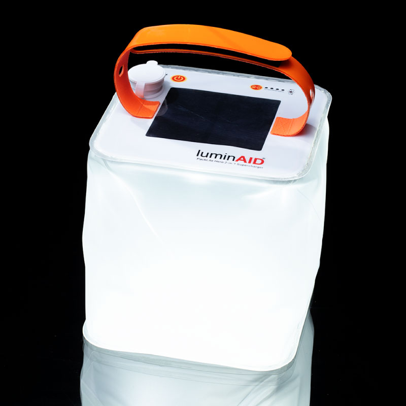 最大2000円クーポン配布中!LuminAID ソーラー充電式 LED ランタン ソーラーランタン 折りたたむランタン タブルランタン パックライト ソーラー充電 充電器 4段階調光 300ルーメン 防水 PackLite Hero 屋外 屋内 アウトドア キャンプ 非常灯 防災グッズ通販格安セール情報 楽天 通販