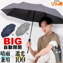 【期間限定4080円→2480円 在庫限り】折りたたみ日傘 メンズ 自動開閉 ワンタッチ 晴雨兼用 8本骨 レディース 完全遮光100% UVカット99.9%以...