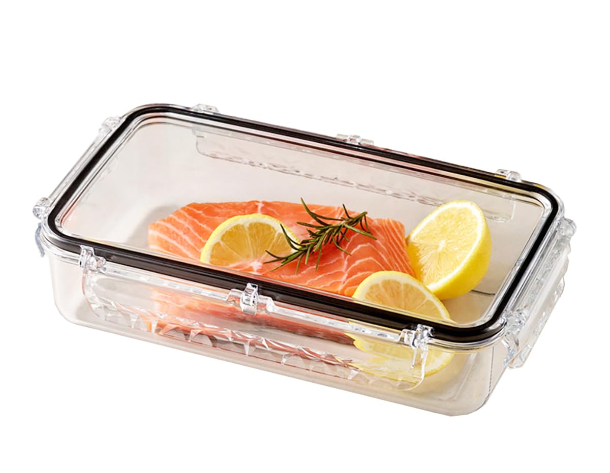 食品密閉容器 (2,700) tan 100% / BPA FREE/フルーツ整理ボックス/野菜整理ボックス/冷蔵庫整理ボック..