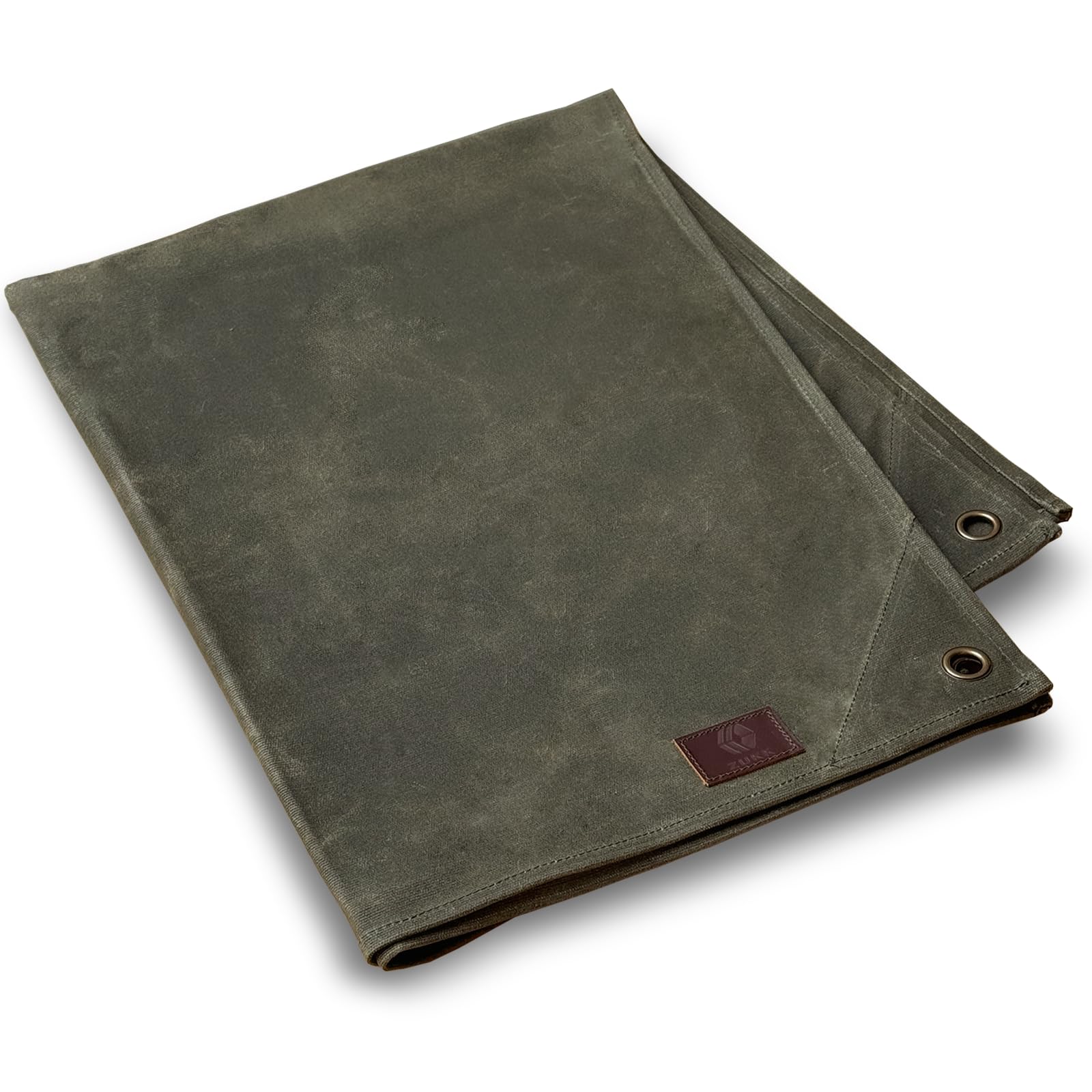 帆布 グランドシート キャンプ パラフィン 本革 141×95cm ソロ 16oz キャンバス 厚手 撥水 防水 高耐久 テント レジャーシート