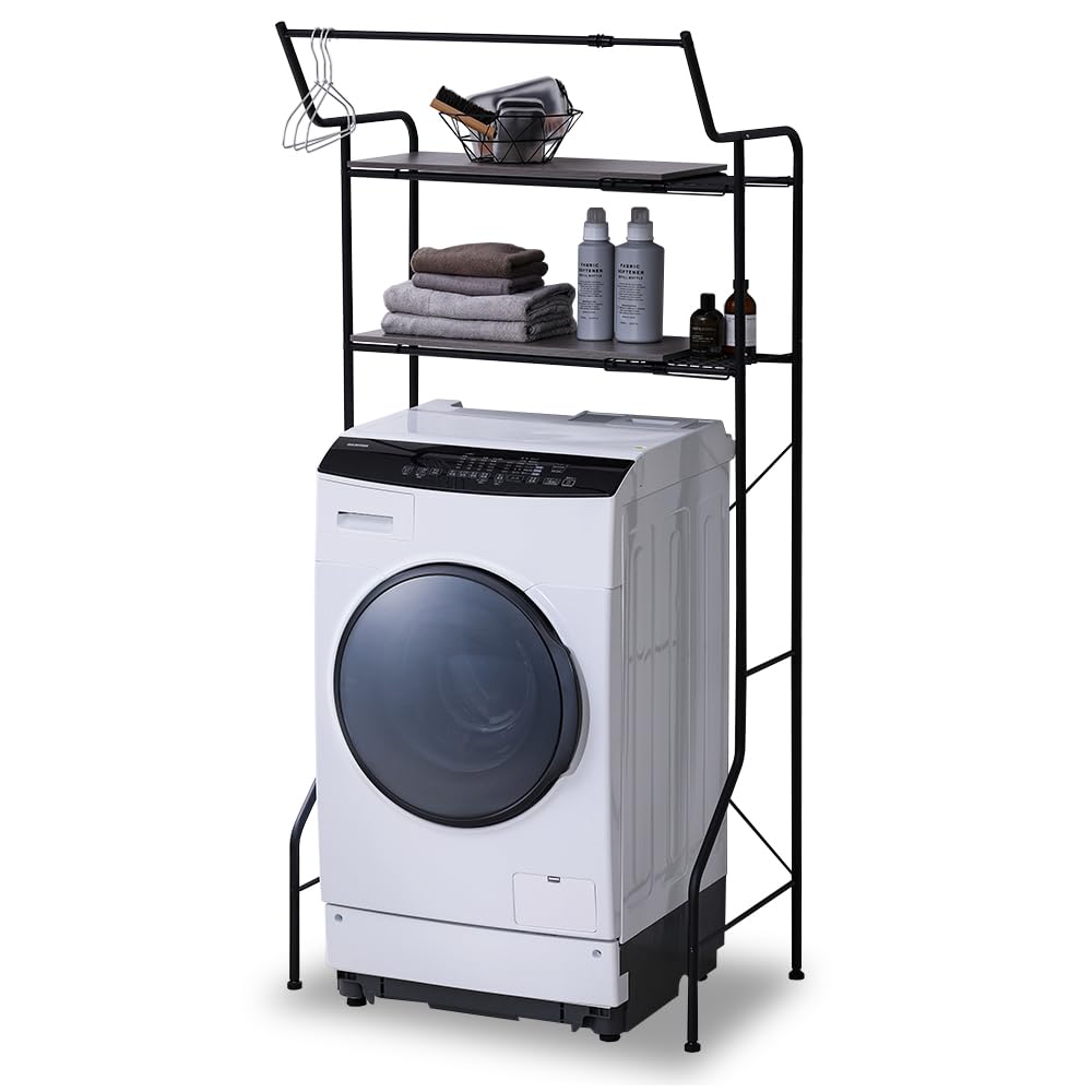 商品サイズ（cm）【本体】幅約70～90×奥行約53×高さ約180【棚板】幅約65.5×奥行約29.5耐荷重／全体：約13kg／棚板(1枚あたり)：約5kg／ハンガーバー：約3kg材質／ラック本体：スチール(エポキシ樹脂塗装)、ABS樹脂／棚板：合成樹脂化粧パーティクルボード(メラミン樹脂)●必要工具：+ドライバー（サイズ：2番）※組立は必ず2人で行ってください。必要工具：+ドライバー（サイズ：2番）※組立は必ず2人で行ってください。商品サイズ（cm）【本体】幅約70～90×奥行約53×高さ約180【棚板】幅約65.5×奥行約29.5 耐荷重／全体：約13kg／棚板(1枚あたり)：約5kg／ハンガーバー：約3kg 材質／ラック本体：スチール(エポキシ樹脂塗装)、ABS樹脂／棚板：合成樹脂化粧パーティクルボード(メラミン樹脂)●必要工具：+ドライバー（サイズ：2番）※組立は必ず2人で行ってください。 必要工具：+ドライバー（サイズ：2番）※組立は必ず2人で行ってください。商品情報 詳細情報 色 &lrm;ブラック サイズ &lrm;幅伸縮タイプ 付属品 &lrm;ハードウェア 素材 &lrm;合金鋼, 木材, 樹脂 撥水加工 &lrm;ペイント 棚板枚数 &lrm;1 shelves 組み立て式 &lrm;はい 製品サイズ &lrm;53 x 70 x 180 cm; 8.56 kg 梱包重量 &lrm;8.56 キログラム 電池使用 &lrm;いいえ