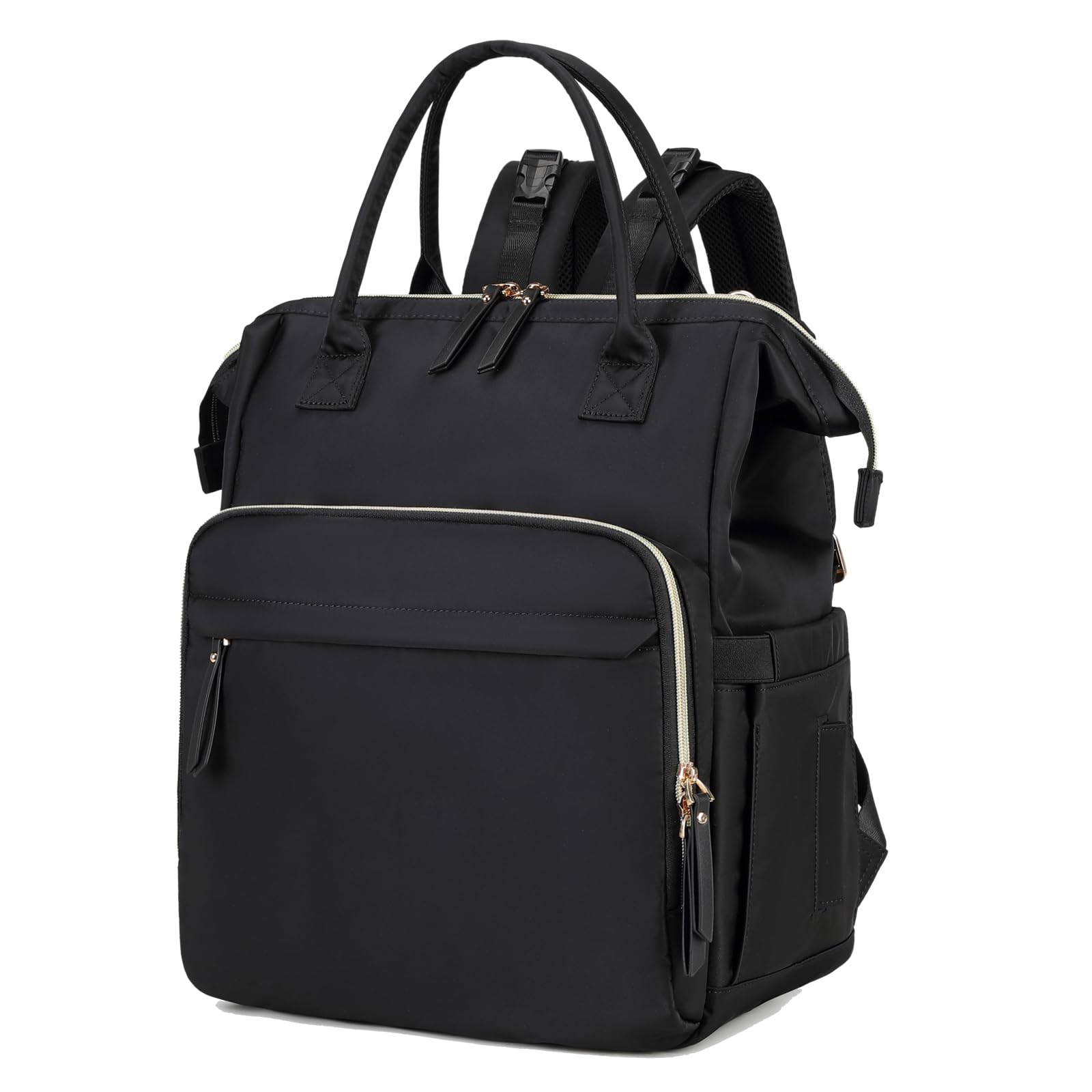 リュック レディース マザーズバッグ 大容量 撥水 通勤 通学 旅行 3WAY 口金 A4 PC...