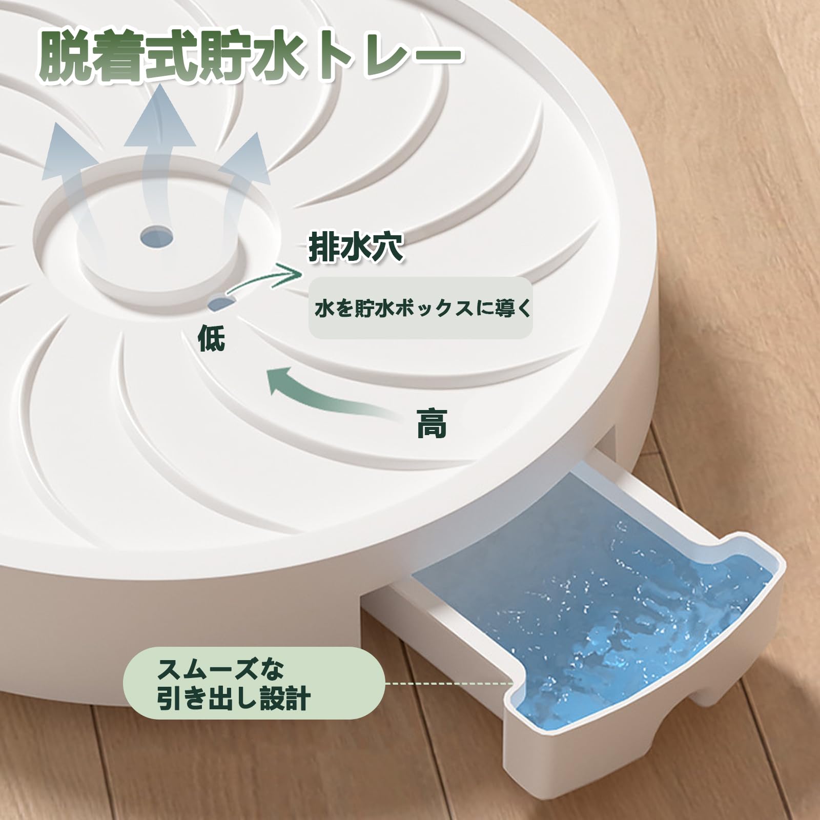 植木鉢台 キャスター付き 2個セット プランタースタンド 貯水トレー付き フラワー...